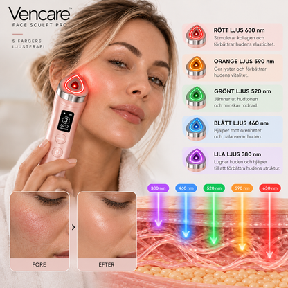 Vencare Face Sculpt Pro – RF-ansiktsapparat för hemmabruk